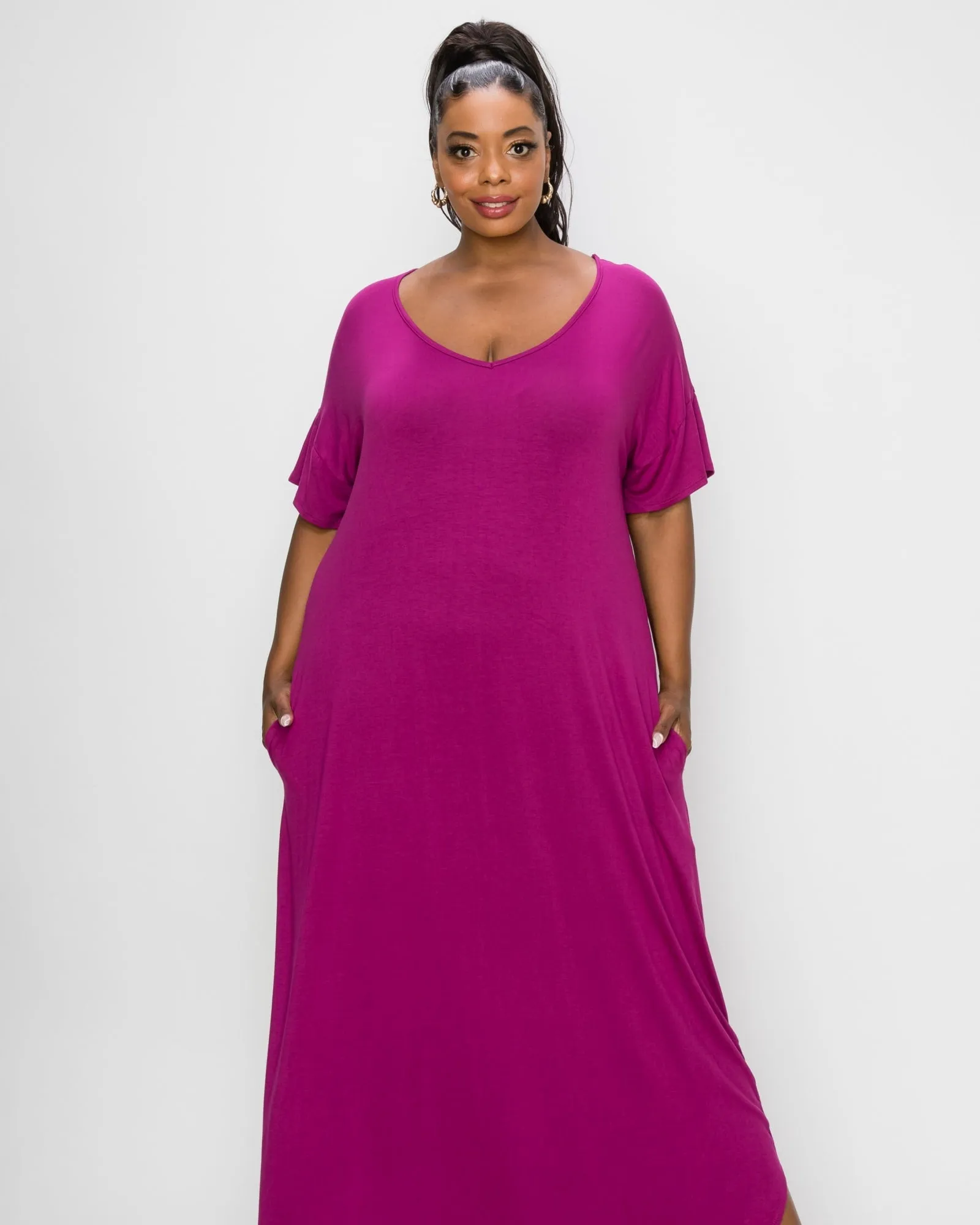 Scarlett Maxi Dress | Magenta