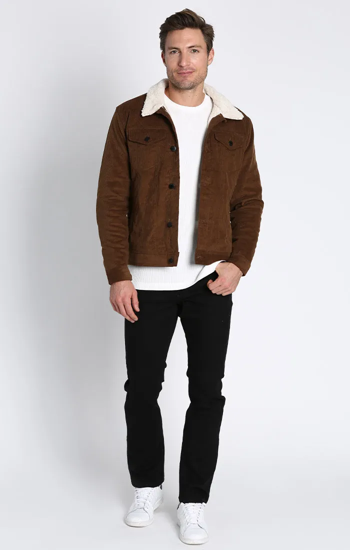 Sherpa Lined Corduroy Trucker Jacket