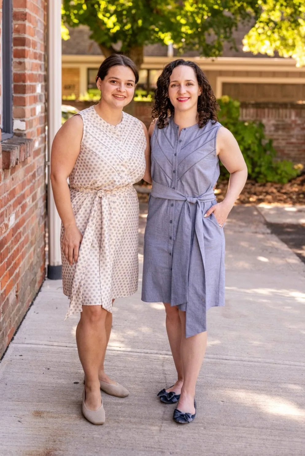 Sleeveless Shirt Dress