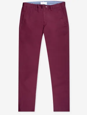 Slim Chinos Red Shadow