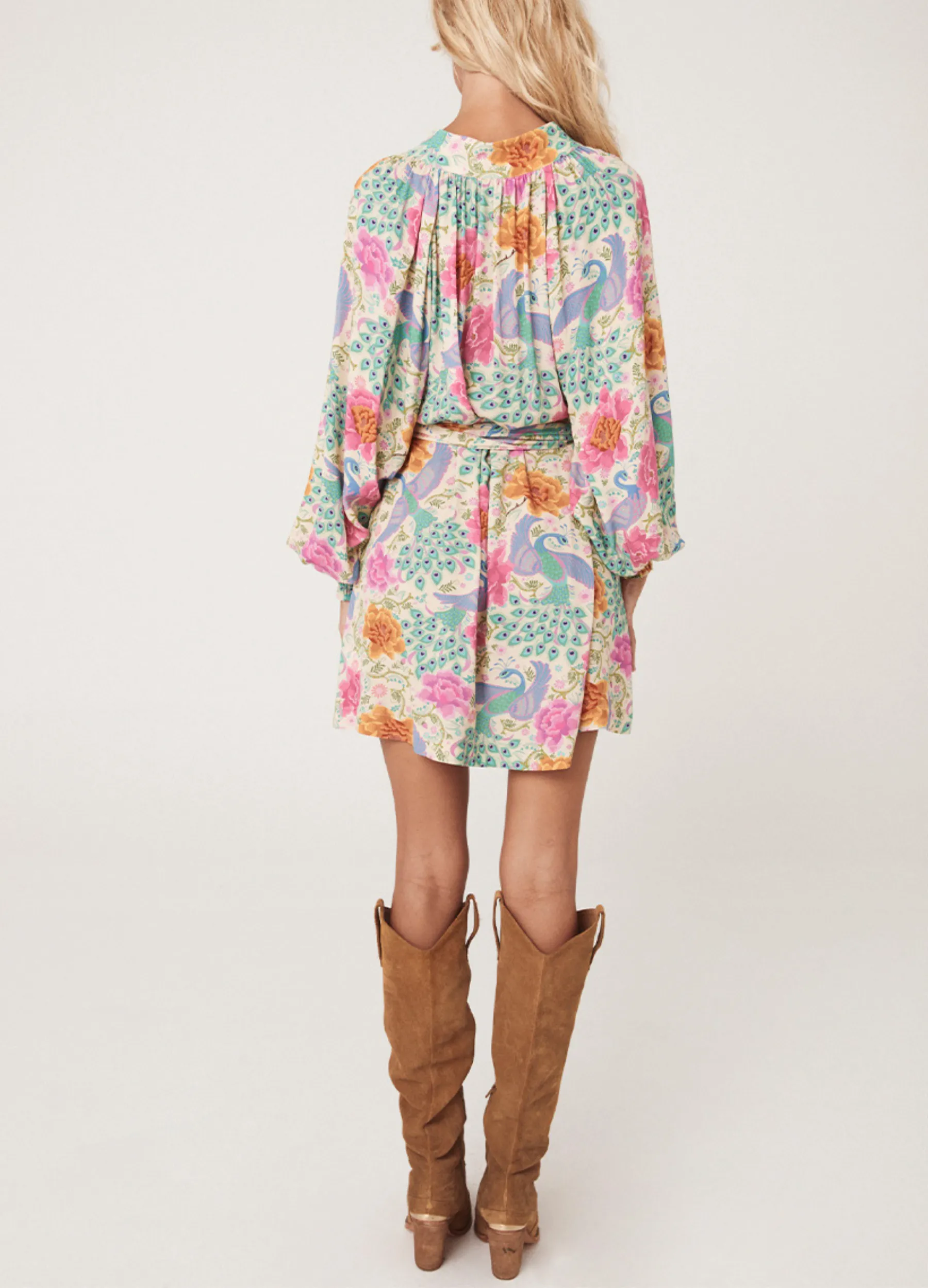 Spell - Boheme Button Though Mini Dress - Spring