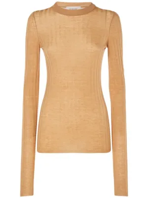 Sportmax   Murena wool knit long sleeve top 