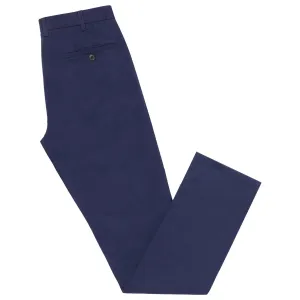 Terrance Light Navy Cotton Chino Trouser