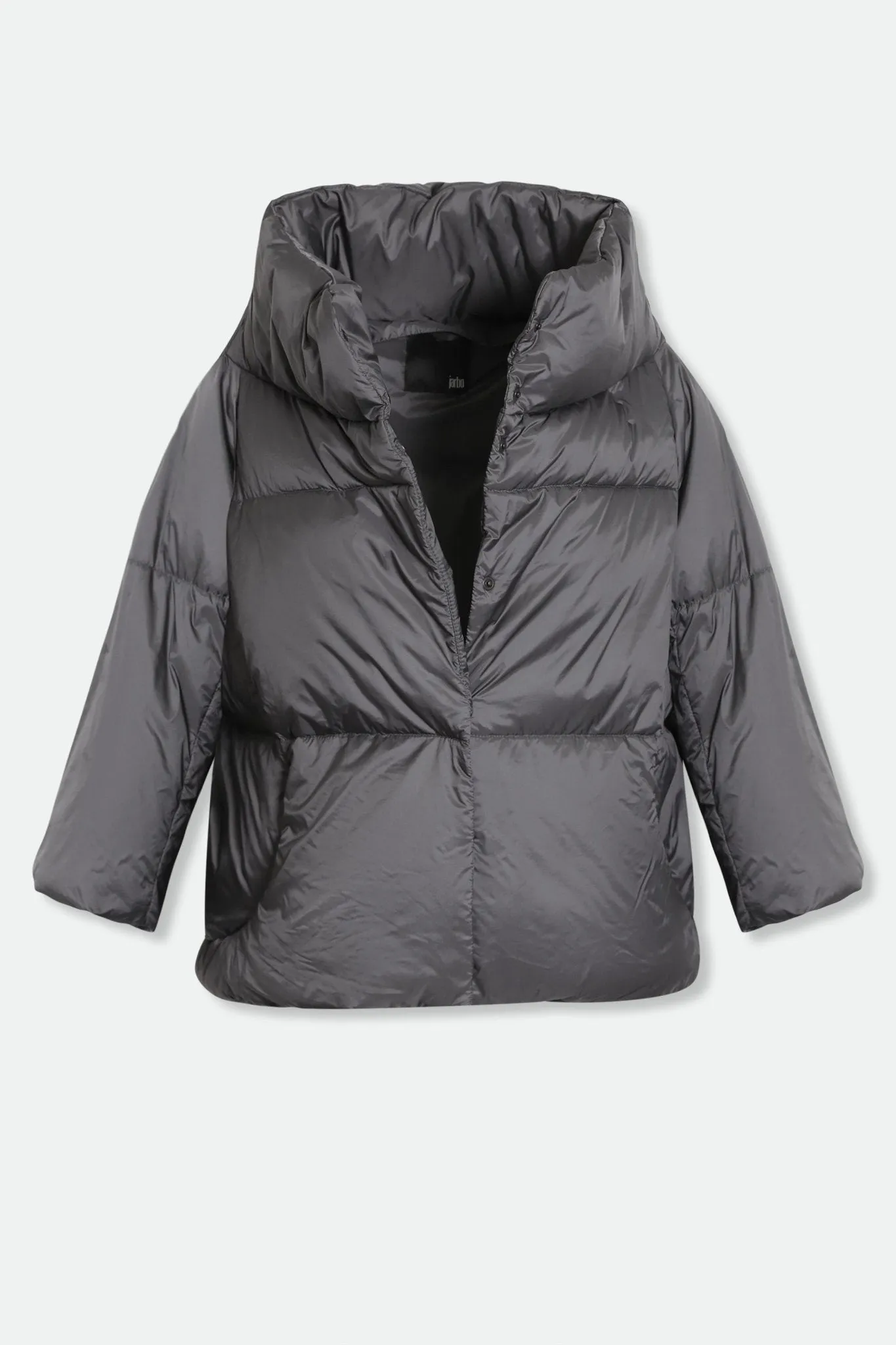 TRENTO WIDE COLLAR CROP IN GOOSE DOWN JACKET