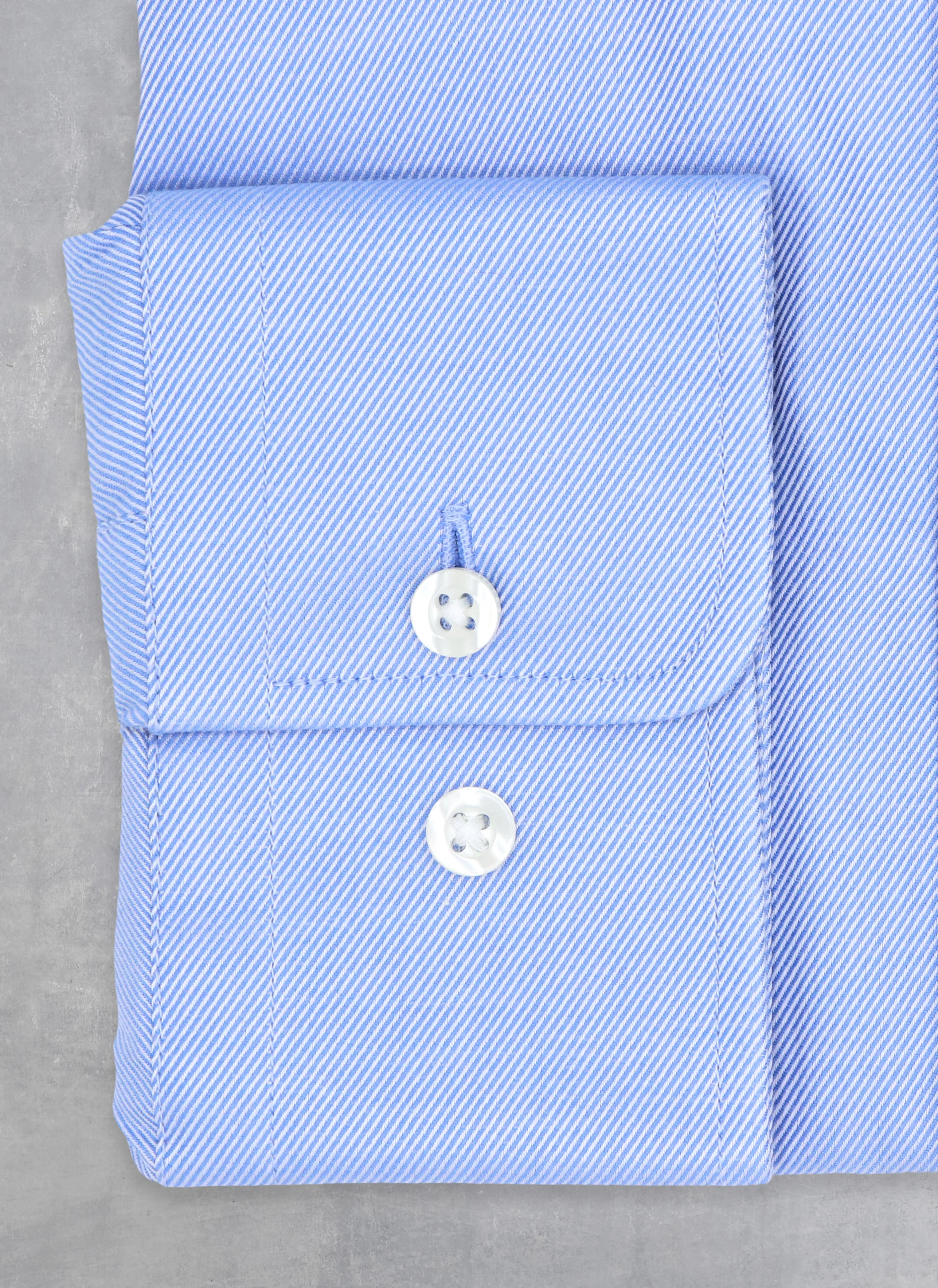 William Fullest Fit Shirt in Light Blue Twill